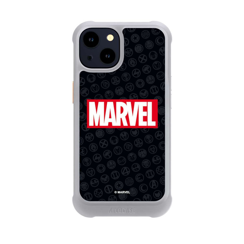 iPhone 14 NIVOmax Marvel Logo Black Red 