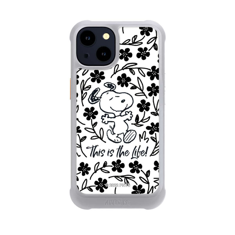 iPhone 14 NIVOmax Snoopy This Is The Life Noir & Blanc
