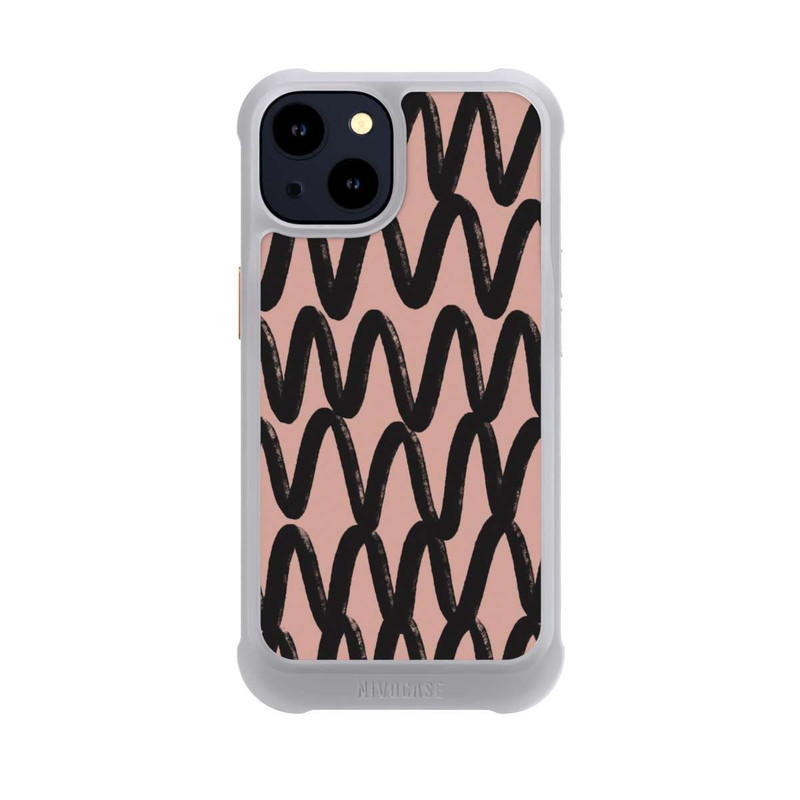 iPhone 14 NIVOmax Schwarzes Zickzack