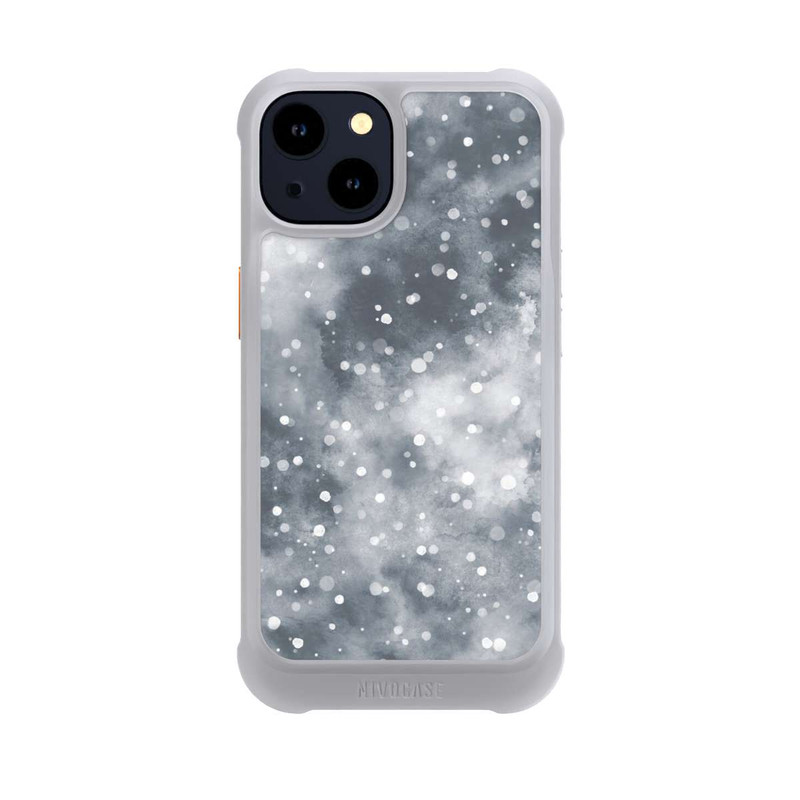 iPhone 14 NIVOmax Abstrakter Winterschneehimmel