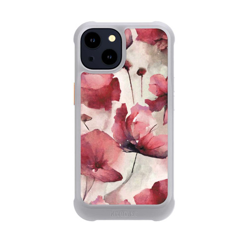 Apple iPhone 14 NIVOmax Wild Poppies Seamless Watercolour with AI