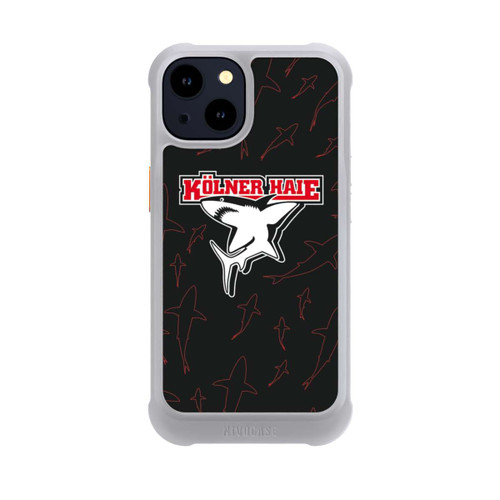 Apple iPhone 14 NIVOmax Haie Muster Rot