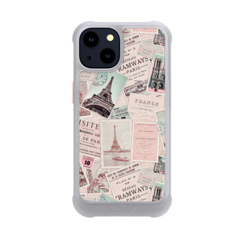 Apple iPhone 14 NIVOmax Vintage Paris Postcards Pattern