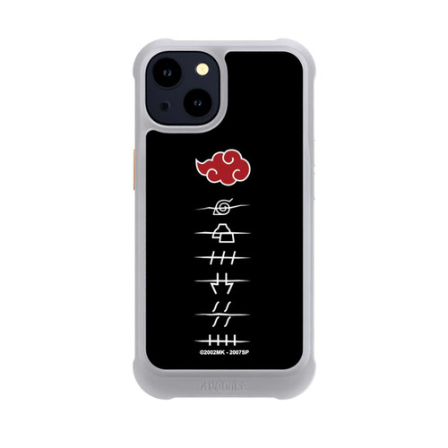 Apple iPhone 14 NIVOmax Symboles des membres de l'Akatsuki noirs
