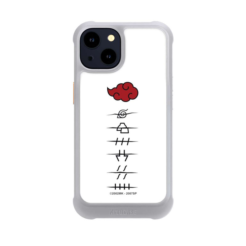 iPhone 14 NIVOmax Akatsuki Mitgliedersymbole Weiß