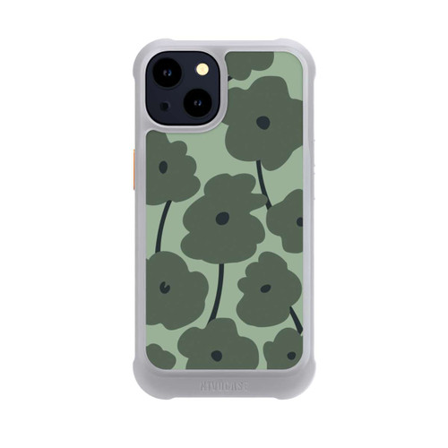 Apple iPhone 14 NIVOmax Fleurs Minimalistes Vertes