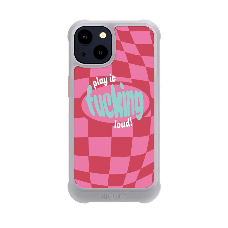 iPhone 14 NIVOmax Play Fucking Loud Kariert