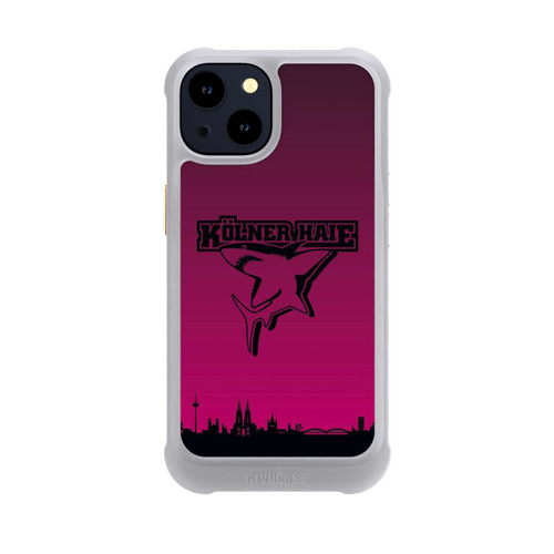 Apple iPhone 14 NIVOmax Kölner Haie Skyline Pink