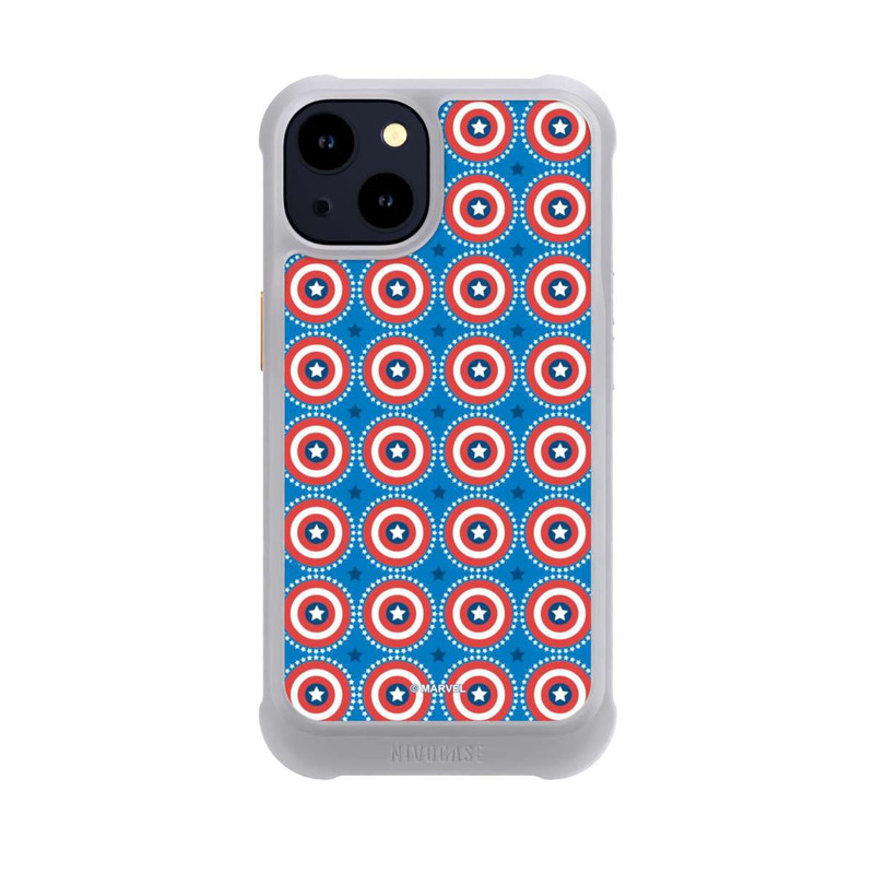 iPhone 14 NIVOmax Captain American Shield Pattern