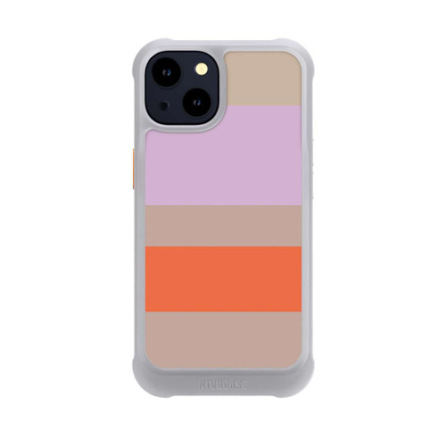 Apple iPhone 14 NIVOmax Moca Lila Orange Stripes