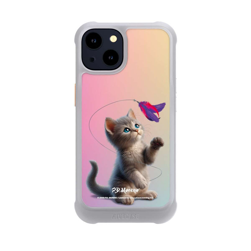 iPhone 14 NIVOmax Playing Cat with Feather