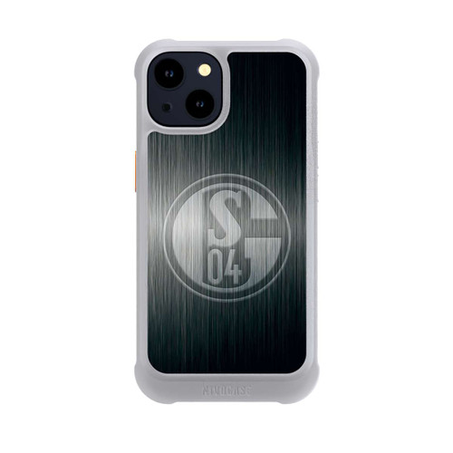 Apple iPhone 14 NIVOmax Schalke 04 Metall Look