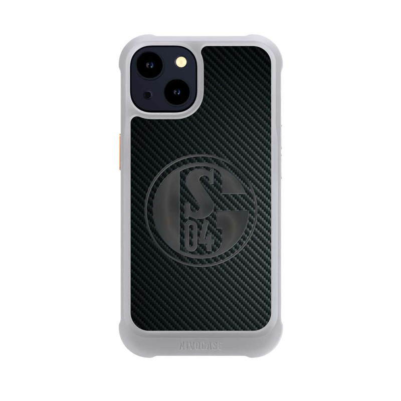 iPhone 14 NIVOmax Schalke 04 Carbon Look