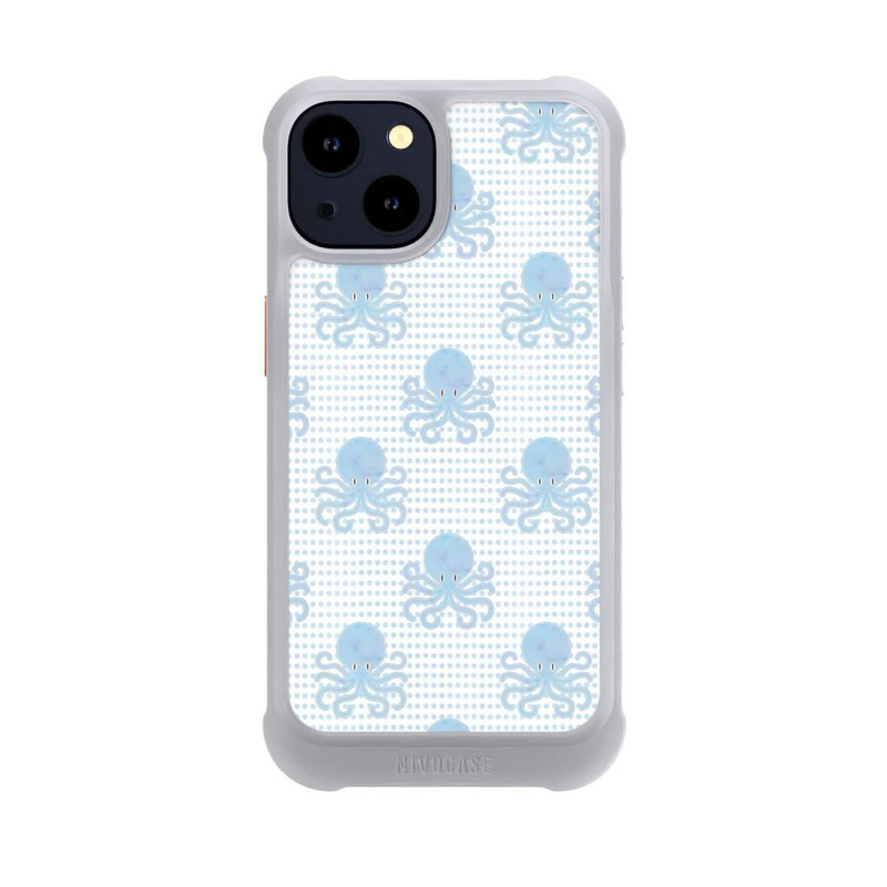 iPhone 14 NIVOmax Blue Watercolor Octopus
