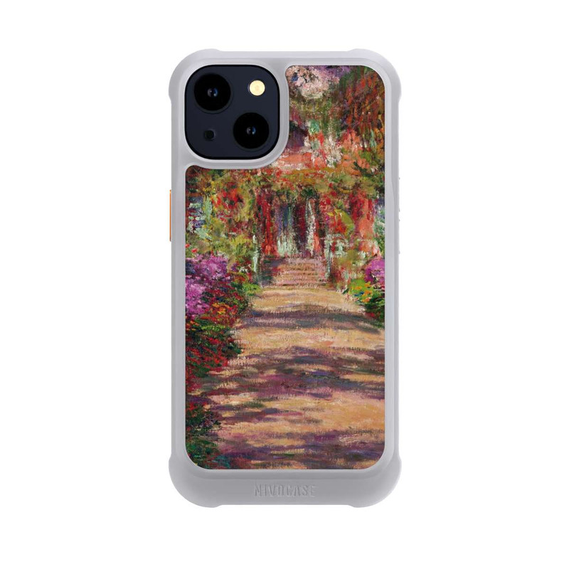 iPhone 14 NIVOmax Eine Allee in Monets Garten in Giverny by Claude Monet