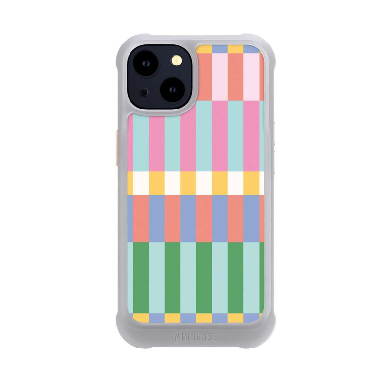 iPhone 14 NIVOmax Checked Theme Pastel