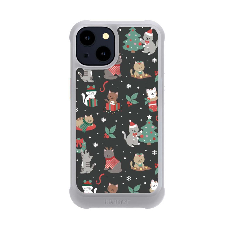 iPhone 14 NIVOmax Christmas Festive Cute Holiday Kittens
