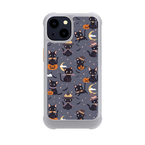 Apple iPhone 14 NIVOmax Cute Halloween Witch Cats and Pumpkins
