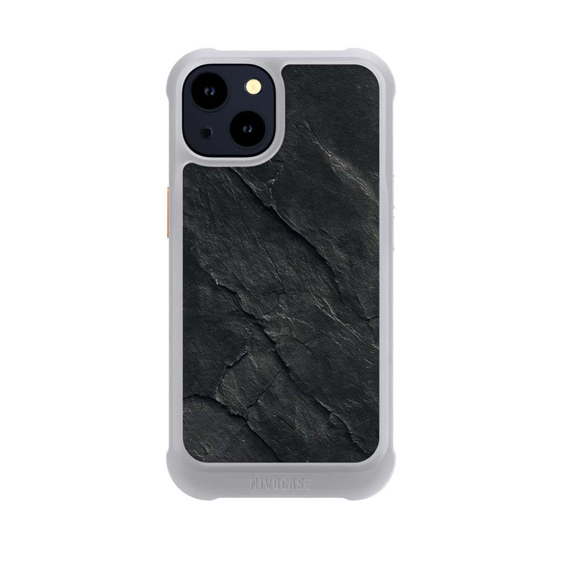 iPhone 14 NIVOmax Dunkler Schiefer Look