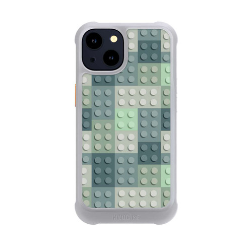Apple iPhone 14 NIVOmax Green Blocks Pattern