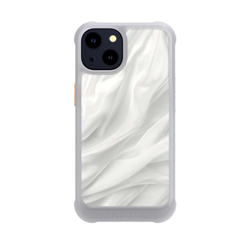 Apple iPhone 14 NIVOmax White Satin Smooth Texture With AI
