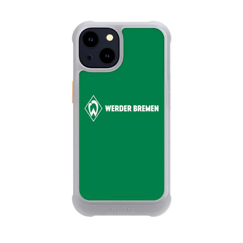 Apple iPhone 14 NIVOmax Werder Bremen Schriftzug Raute Grün