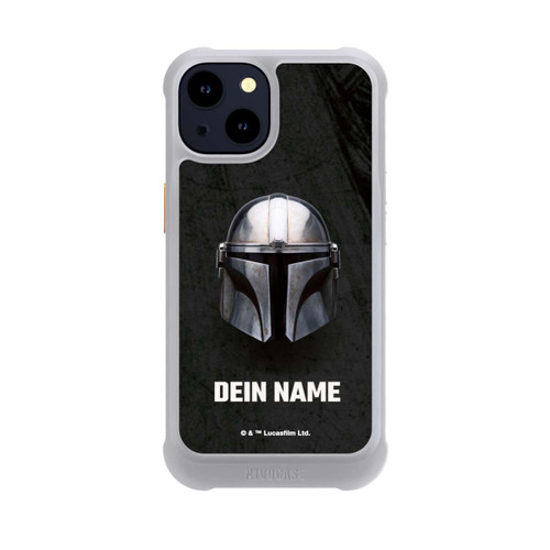 Apple iPhone 14 NIVOmax Star Wars Mandalorian Black Helmet Personalisierbar