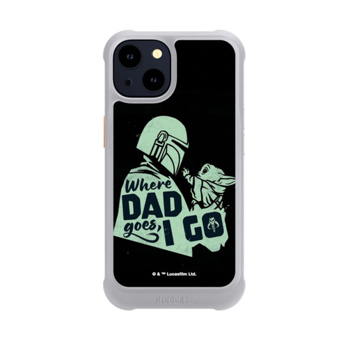 Apple iPhone 14 NIVOmax Grogu - Where dad goes,I go