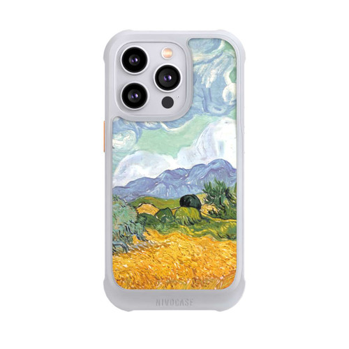 Apple iPhone 14 Pro NIVOmax Weizenfeld mit Zypressen
