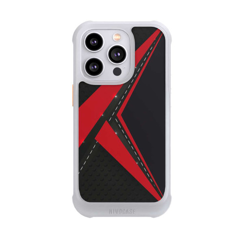 Apple iPhone 14 Pro NIVOmax Carbon for Men - Red