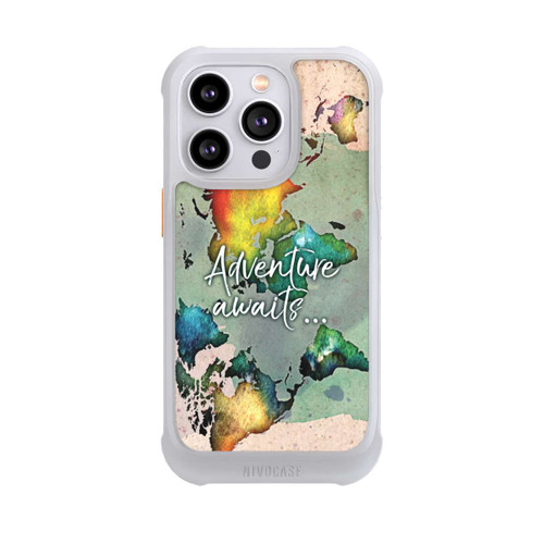 Apple iPhone 14 Pro NIVOmax Worldmap Colourful