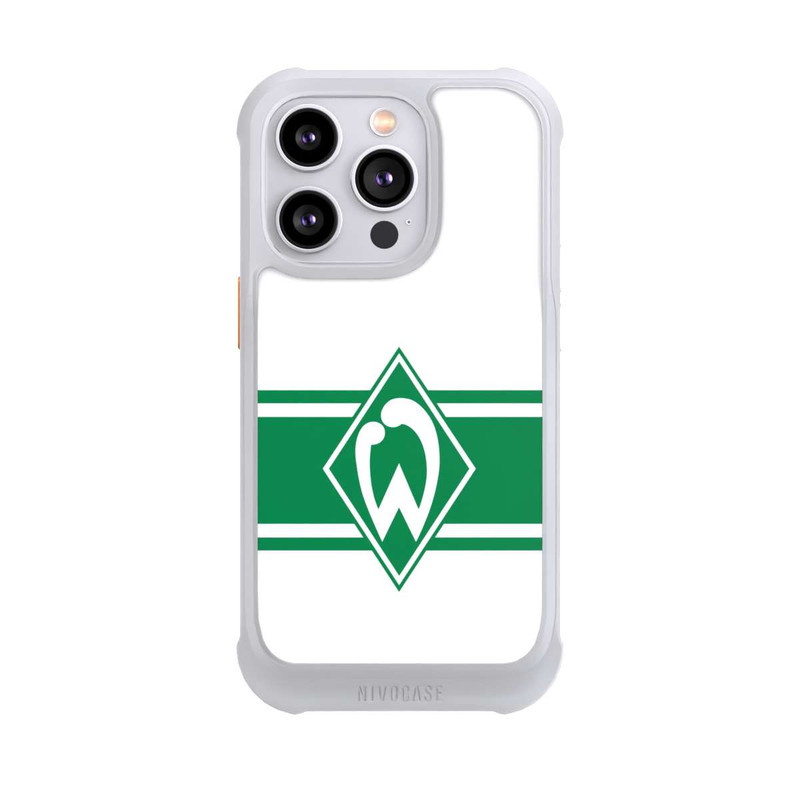 iPhone 14 Pro NIVOmax Werder Stripes White