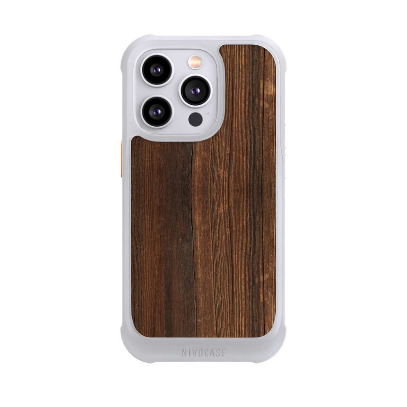 iPhone 14 Pro NIVOmax Nußbaum Holzlook