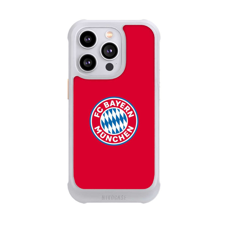 iPhone 14 Pro NIVOmax FCB Logo auf Rot