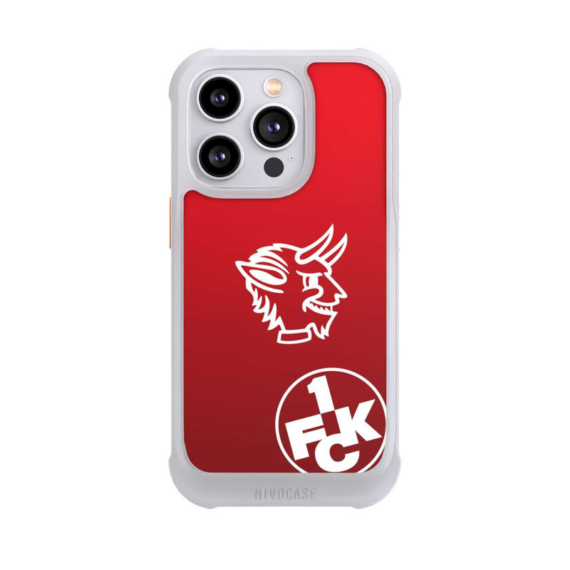 iPhone 14 Pro NIVOmax Teufelskopf FCK auf Rot
