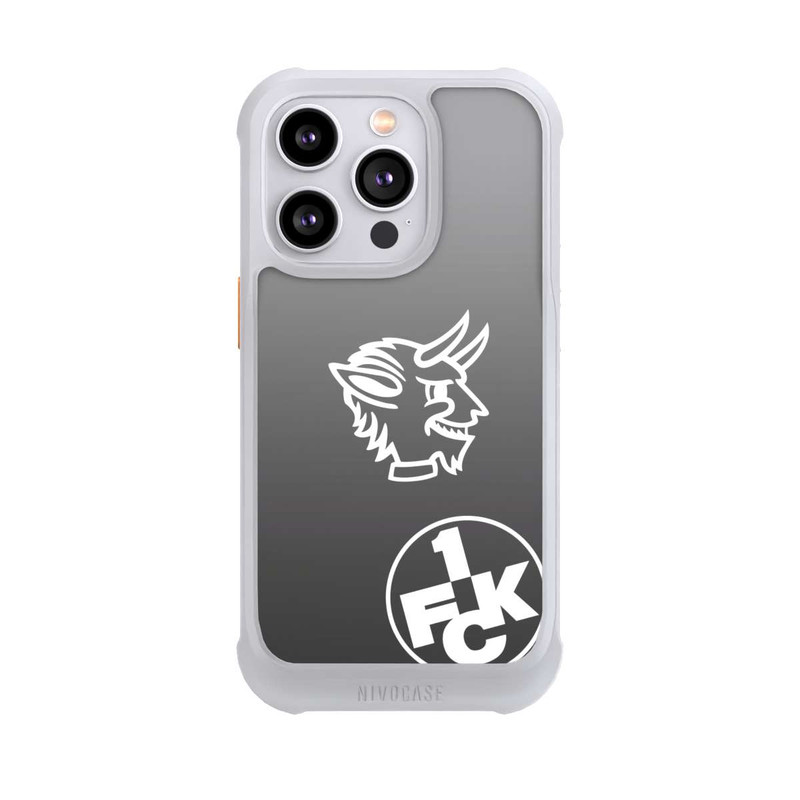 iPhone 14 Pro NIVOmax Teufelskopf FCK auf Schwarz