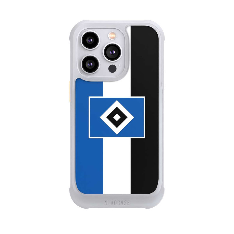iPhone 14 Pro NIVOmax HSV rayures - bleu-blanc-noir