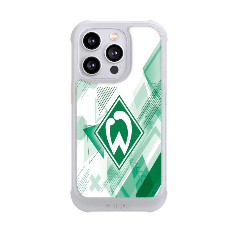 iPhone 14 Pro NIVOmax Weiße Grafikelemente - Werder Bremen
