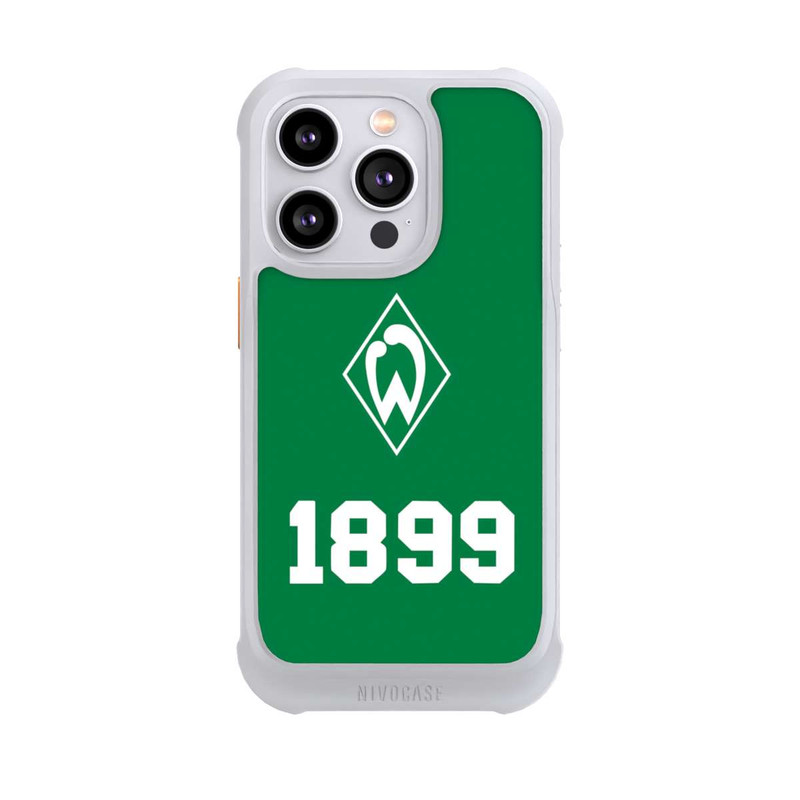 iPhone 14 Pro NIVOmax 1899 Grün-Weiß Lebenslang Grün - Werder Bremen