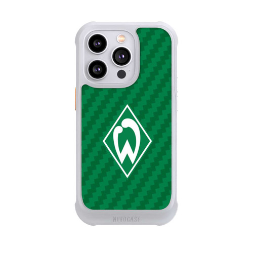 Apple iPhone 14 Pro NIVOmax Carbonlook - Werder Bremen