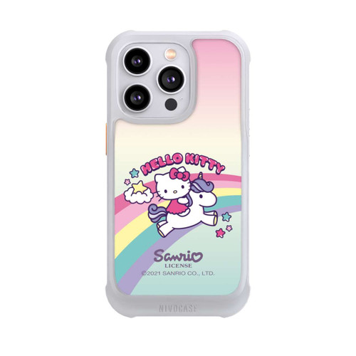 Apple iPhone 14 Pro NIVOmax Hello Kitty Regenbogen 