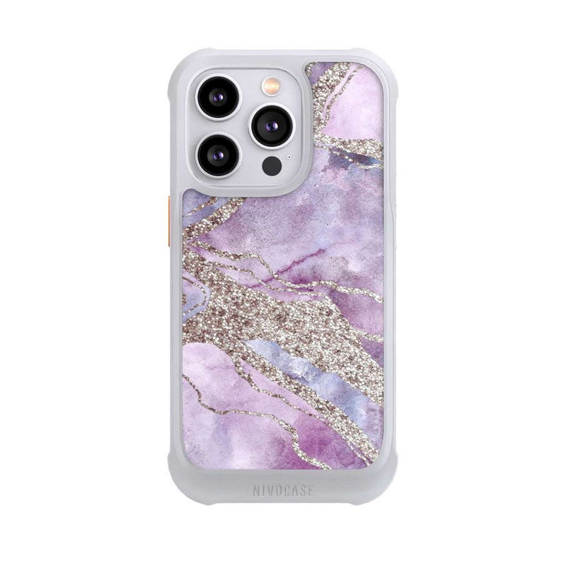 iPhone 14 Pro NIVOmax Edelstein Pastell Lila