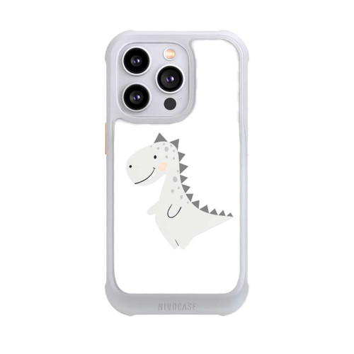 Apple iPhone 14 Pro NIVOmax Grauer Dino