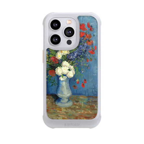 Apple iPhone 14 Pro NIVOmax Stillleben Vase mit Kornblumen und Mohnblumen von Vincent Van Gogh