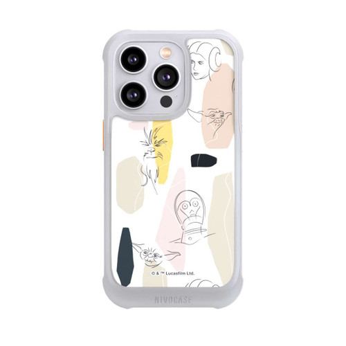 Apple iPhone 14 Pro NIVOmax Helle Seite Line Art