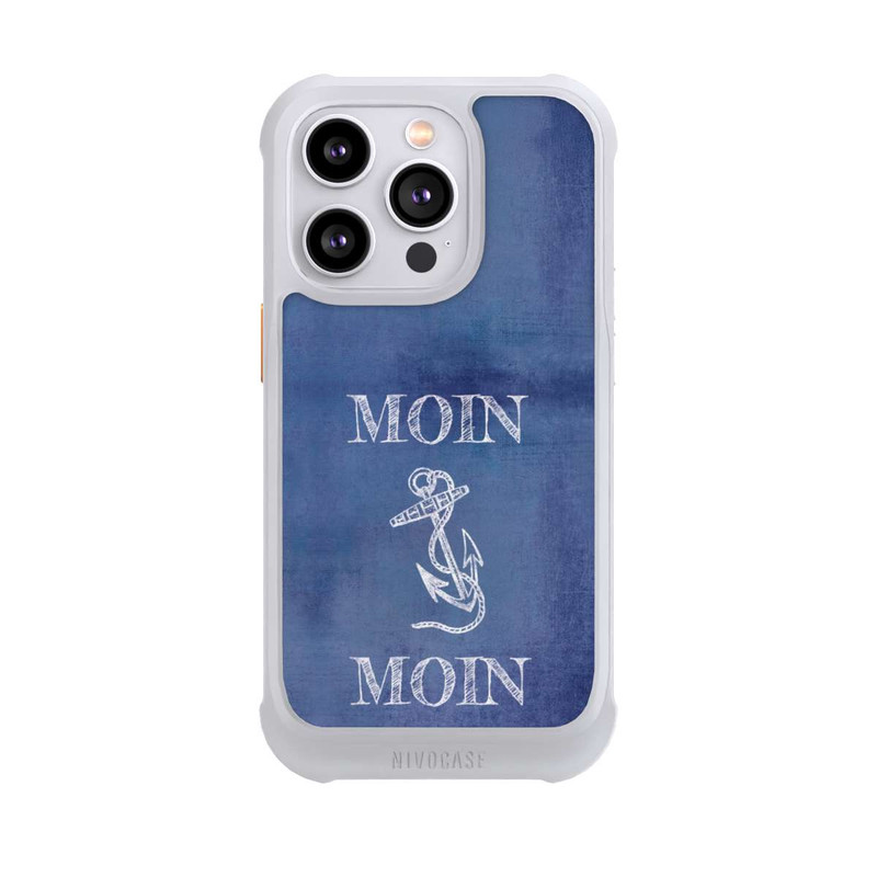 iPhone 14 Pro NIVOmax Moin Anker grunge blau