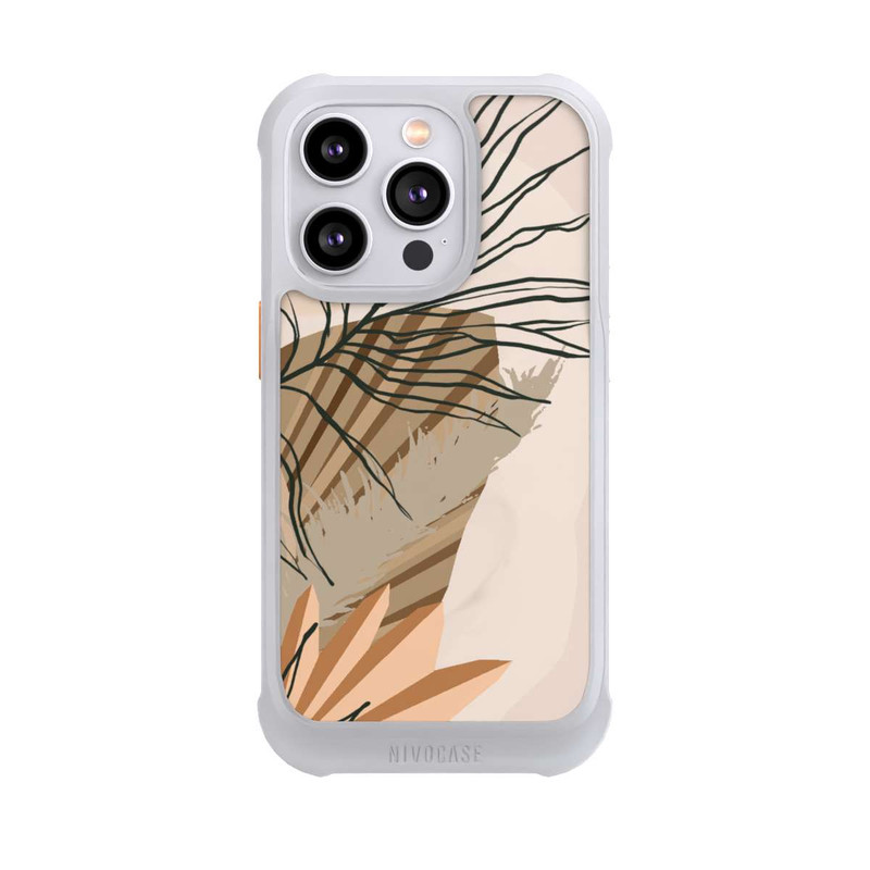 iPhone 14 Pro NIVOmax Line Art Fougère d'été