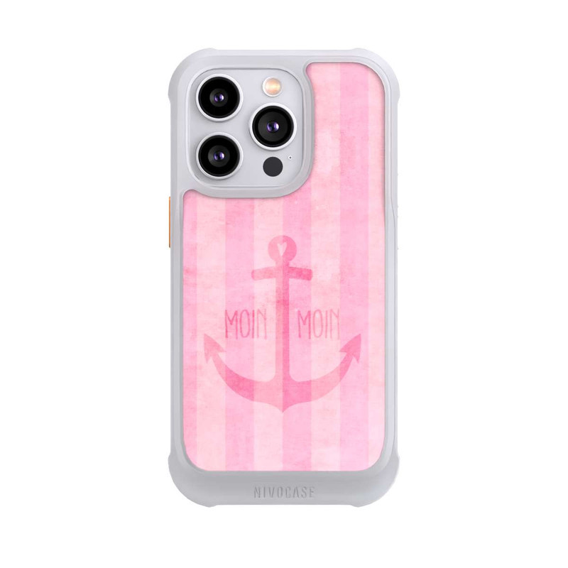 iPhone 14 Pro NIVOmax Moin Moin Stripes Pink