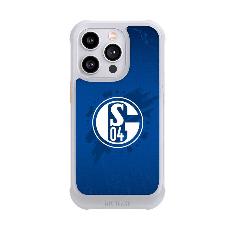 iPhone 14 Pro NIVOmax Schalke 04 Farbe Fleck Blau