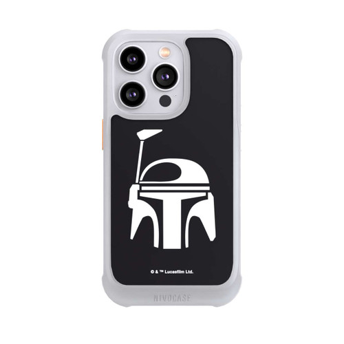 Apple iPhone 14 Pro NIVOmax Boba Fett Helm Schwarz
